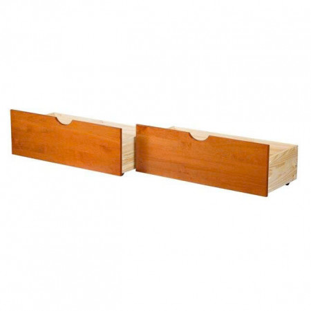 HK022 - Oak : Bộ 2 Ngăn Kéo Có Bánh Xe, Đặt Dưới Gầm Giường